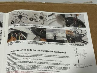 Lámpara de techo con ventilador