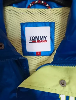 Cortavientos Tommy Jeans USA azul COMO NUEVO