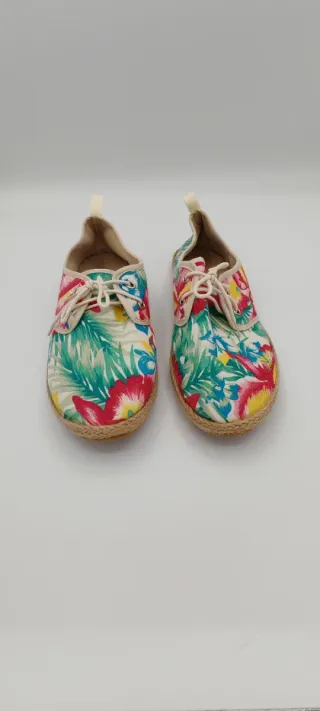 Alpargatas Estampado Tropical Talla 39