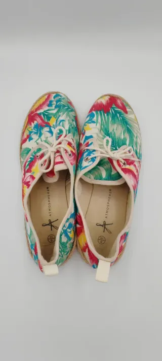 Alpargatas Estampado Tropical Talla 39