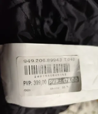 Chaqueta de piel Isaco Talla S