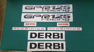 Kit Pegatinas Derbi GPR125 Aluminium