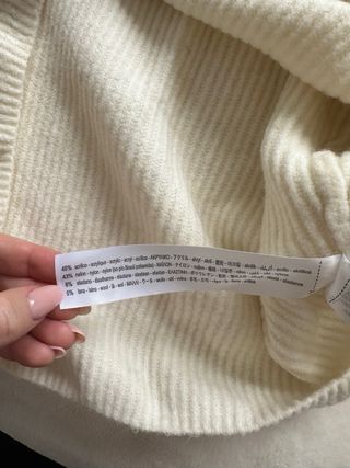 Jersey Zara Crudo Talla Única