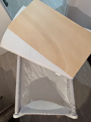 Minicuna madera plegable