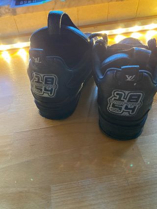 Scarpe Louis Vuitton Skate nere con scatola