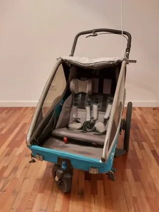 Remolque Queridoo Kidgoo 2 paseos/bici/running