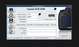 Canon EOS 60D Cámara Réflex Digital