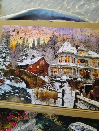 Lote de 5 Puzzles Torre Eiffel