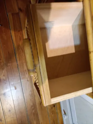 Mueble de caña de Bambú vintage,resistente y funci