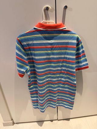 Polo Lacoste Talla 4 Rayas Multicolor