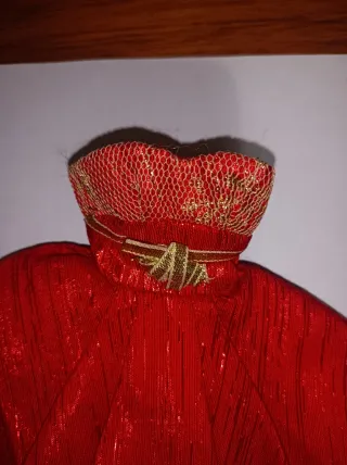 Abito Barbie Rosso e Oro