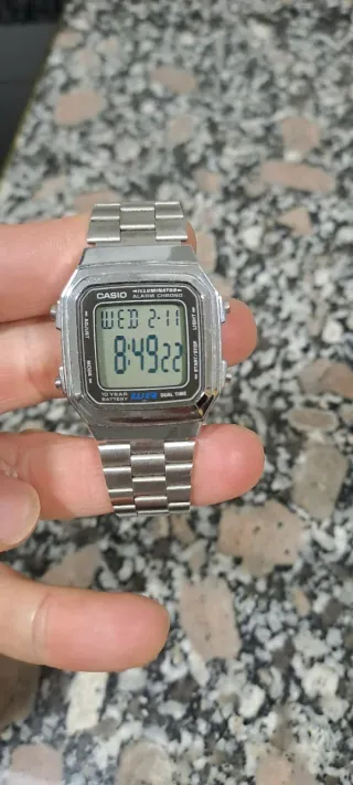 Reloj Casio Digital Plata