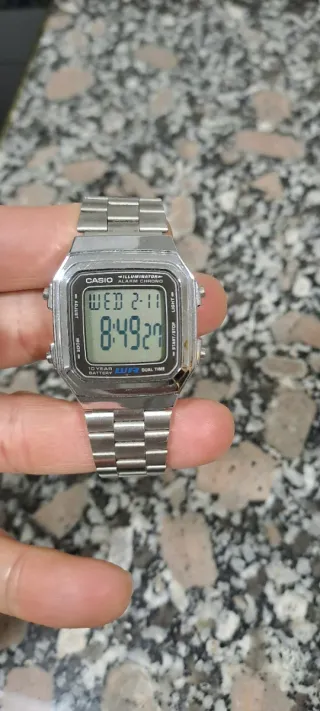 Reloj Casio Digital Plata