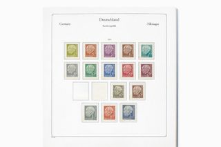 Francobolli Germania 1954 Repubblica Federale