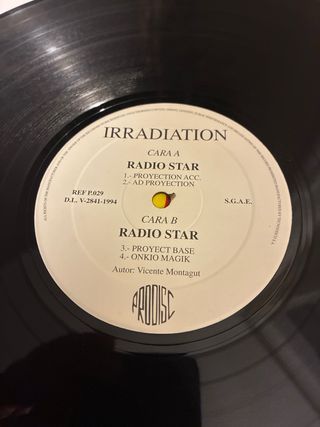 Irradiation / Radio Star Dance Electro Vinilo