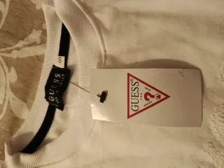 Sudadera Guess Blanca Bordada