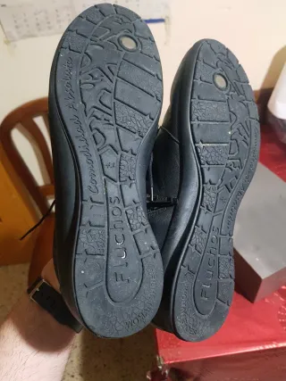 Zapatos Fluchos Mujer Talla 41 Negros