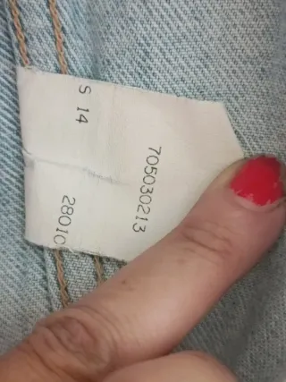 Cazadora Vaquera Levi's Vintage Talla L