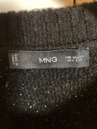 Jersey Negro Brillante Talla XS