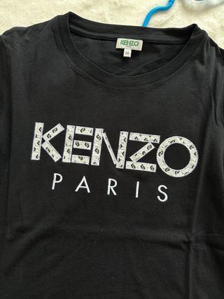 Camiseta Kenzo Paris Negra Talla M