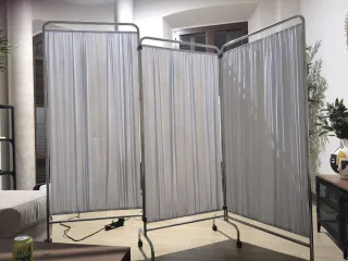 Biombo 3 cuerpos separación pacientes