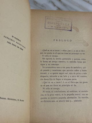 Primera edición. Los amores tardíos. Pio Baroja.