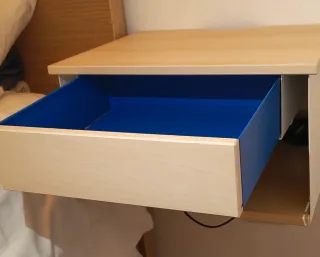 2 Mesitas de Noche Pared Ikea STOMSÖ Madera