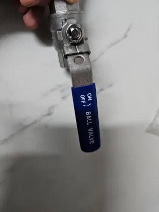 4 Grifos Acero Inox 1/2