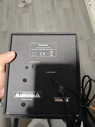 Altavoz Philips Negro