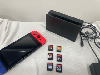 Nintendo Switch Rosso/Blu + Giochi
