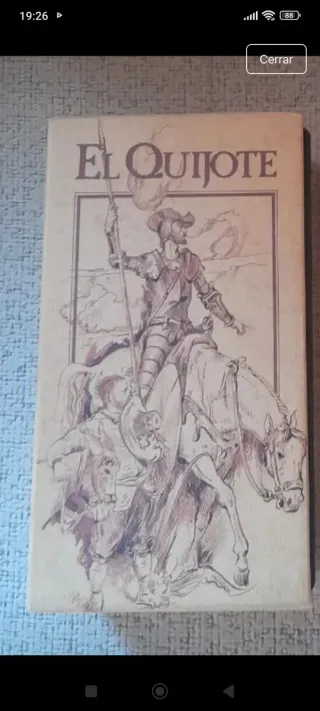 El Quijote VHS Clásicos Grandes Español