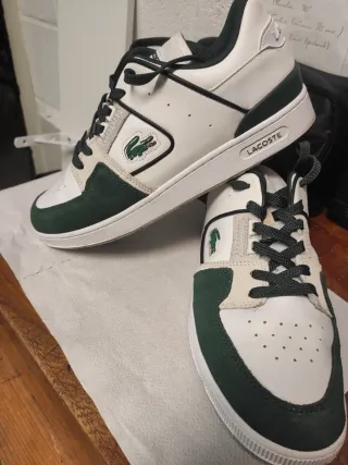 Zapatillas Lacoste Blancas y Verdes
