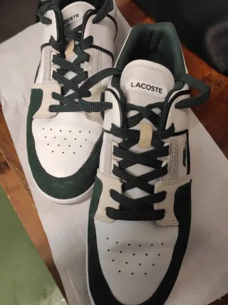 Zapatillas Lacoste Blancas y Verdes