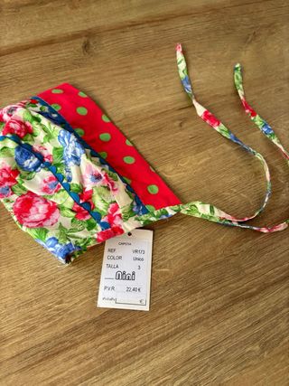 Capota niña 3 años Nini floral con lunares