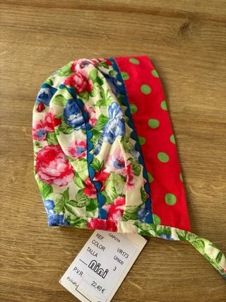 Capota niña 3 años Nini floral con lunares