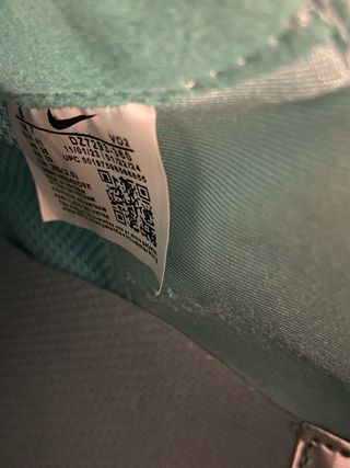 Scarpe Nike unisex verde azzurro