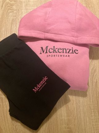 Conjunto McKenzie Chándal Pink y Negro 13-15 años