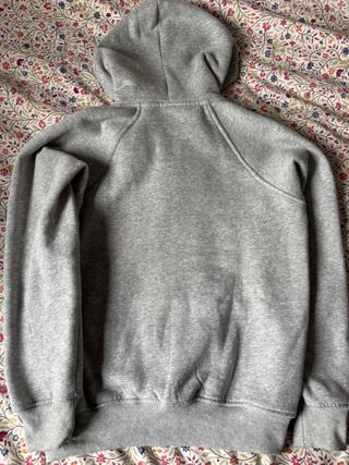 Sudadera Burberry Gris con Capucha y Cremallera