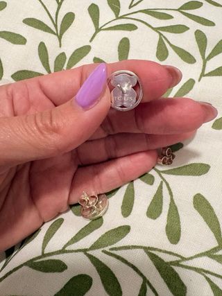 Pendientes Tous Plata y Cuarzo Rosa