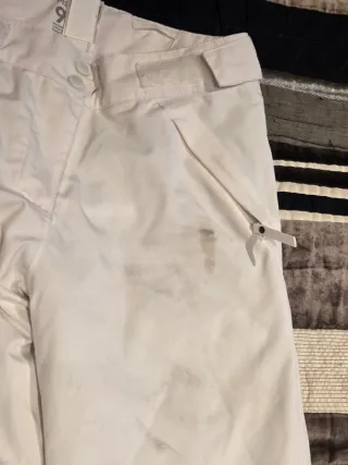 Pantalones de esquí blancos Decathlon