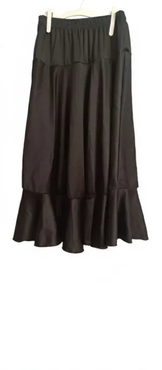 Falda Flamenco Ensayo Negra Talla 6/8