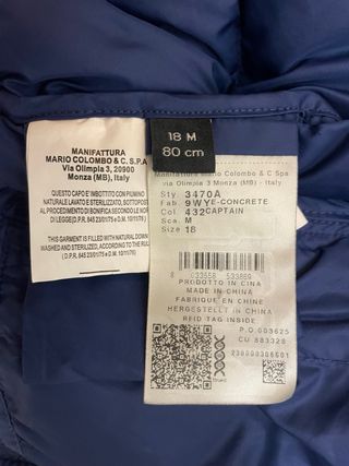 Piumino COLMAR bambino blu