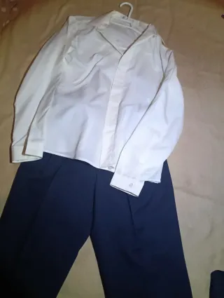 Traje de comunión azul marino