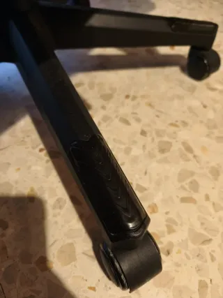 Silla Gamer Tempest Negra con cojines