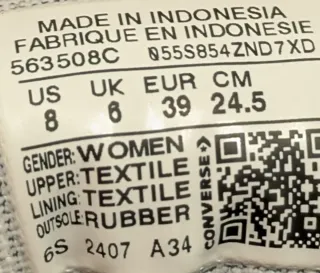 Converse All Star Mujer Talla 39