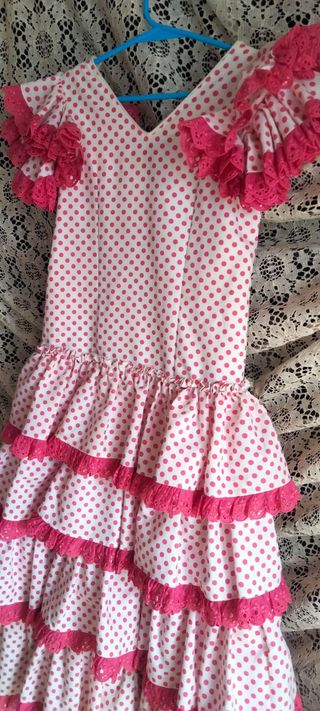 Traje Flamenca Niña 3-4 Años