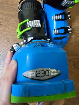 Botas de esquí azules talla 36