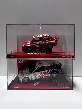 Scalextric Fiat 600 Abarth + BMW