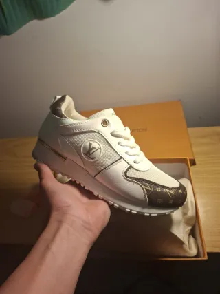 Zapatillas Running LV Mujer Marrón/Blanco