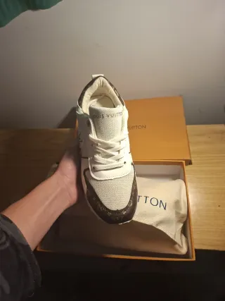 Zapatillas Running LV Mujer Marrón/Blanco